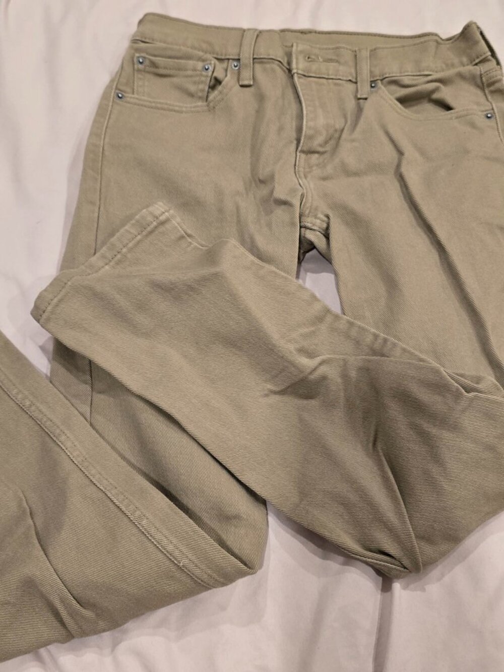 Levi's 511 Slim Fit Pants Khaki Beige W30 L30